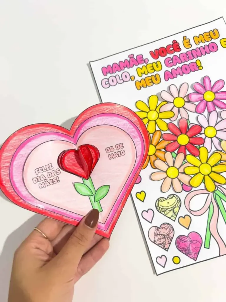 Cartões para Colorir Dia das Mães — foto 5