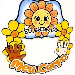 Decoração para Bambolê - Eu Cuido do Meu Corpo - Decoração Escolar