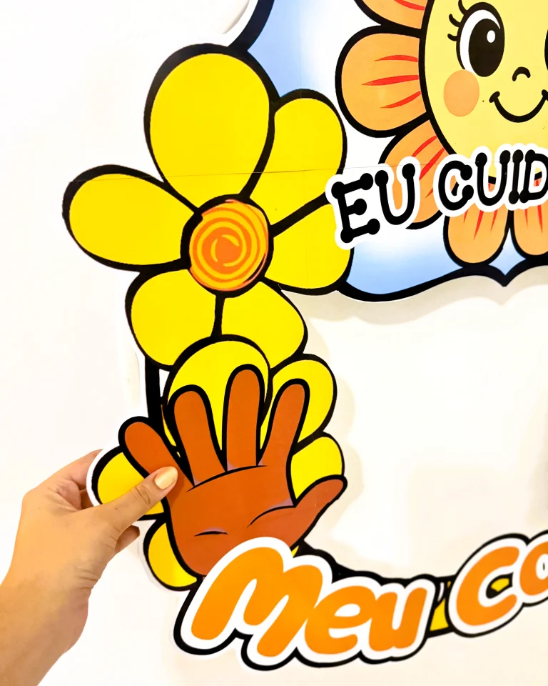 Decoração para Bambolê Eu Cuido do Meu Corpo — foto 2