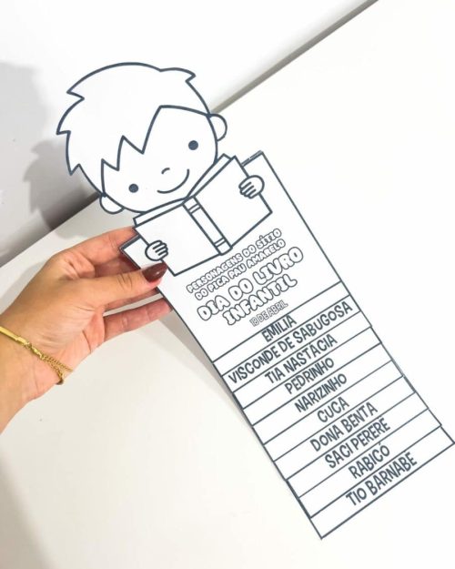 Flipbook Personagens do Sítio do Pica Pau Amarelo - Dia Nacional do Livro Infantil