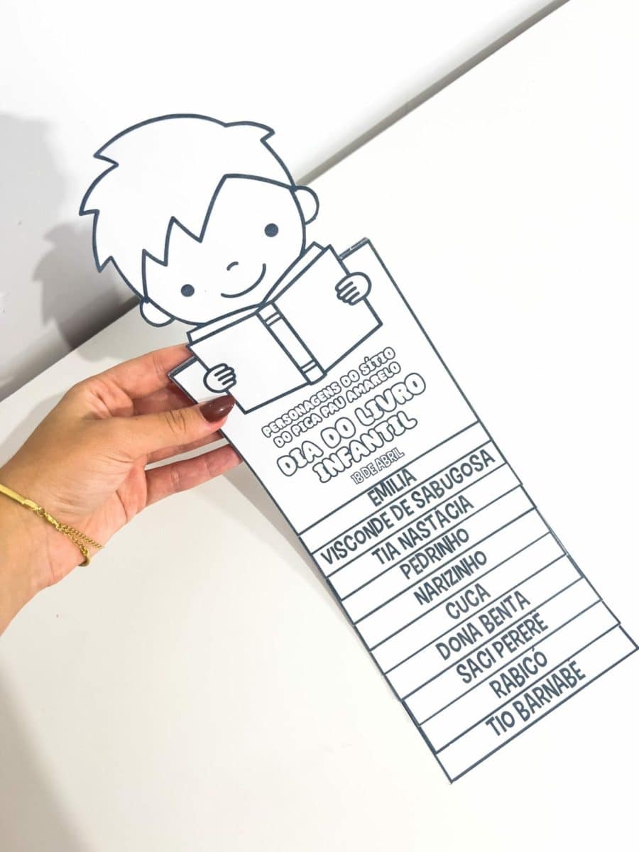 Flipbook Personagens do Sítio do Pica Pau Amarelo - Dia Nacional do Livro Infantil