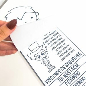 Flipbook Personagens do Sítio do Pica Pau Amarelo - Dia Nacional do Livro Infantil