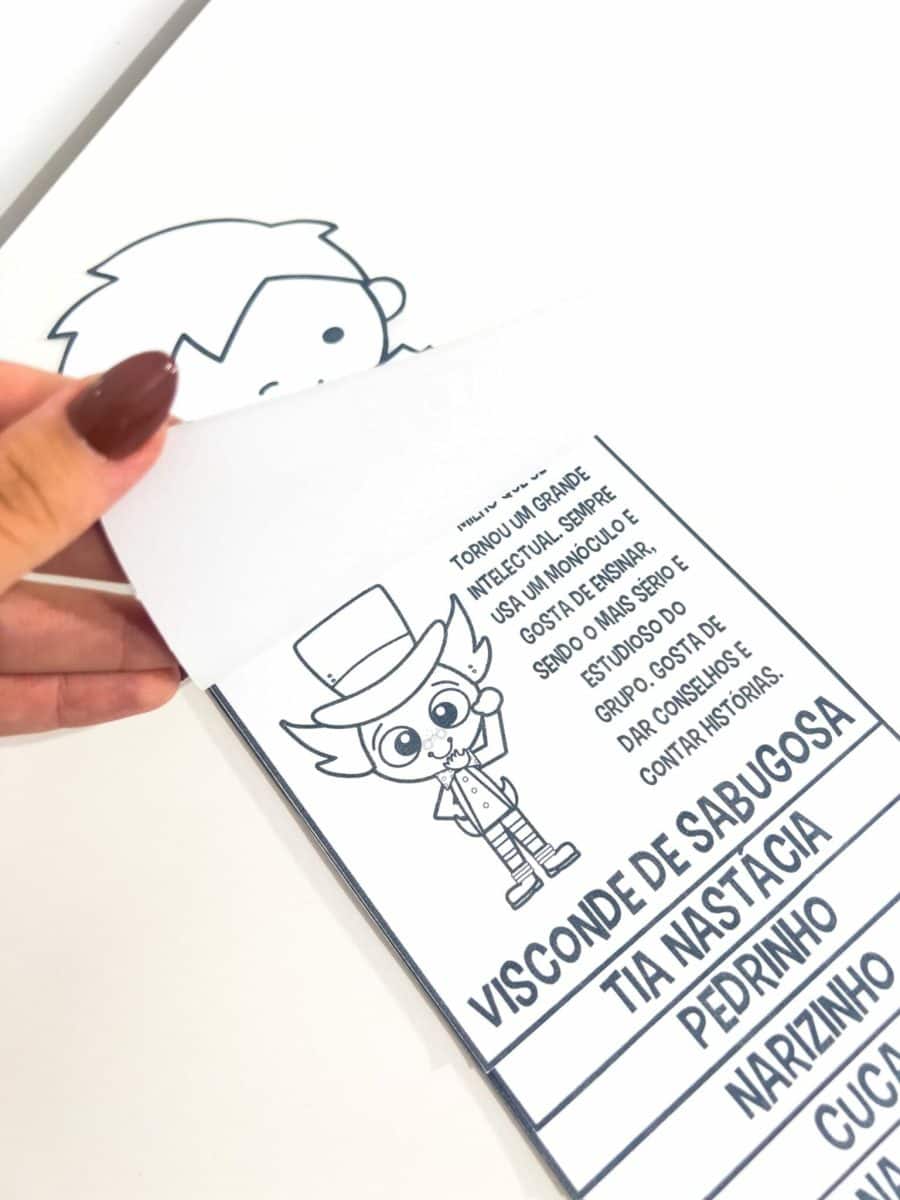 Flipbook Personagens do Sítio do Pica Pau Amarelo - Dia Nacional do Livro Infantil