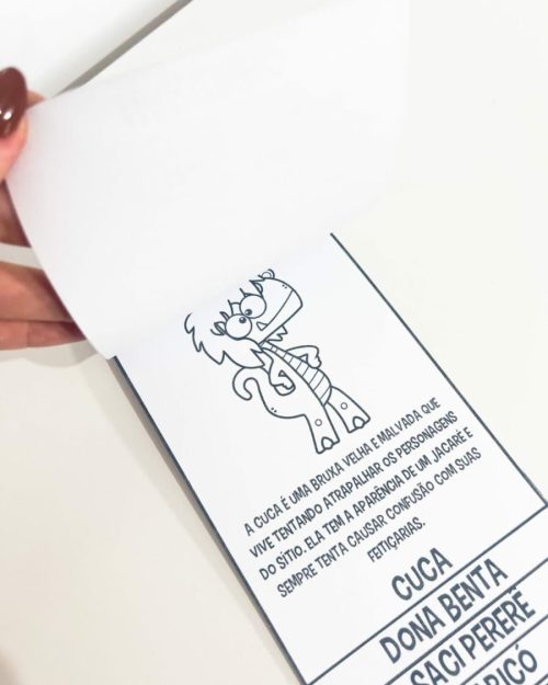 Flipbook Personagens do Sítio do Pica Pau Amarelo - Dia Nacional do Livro Infantil