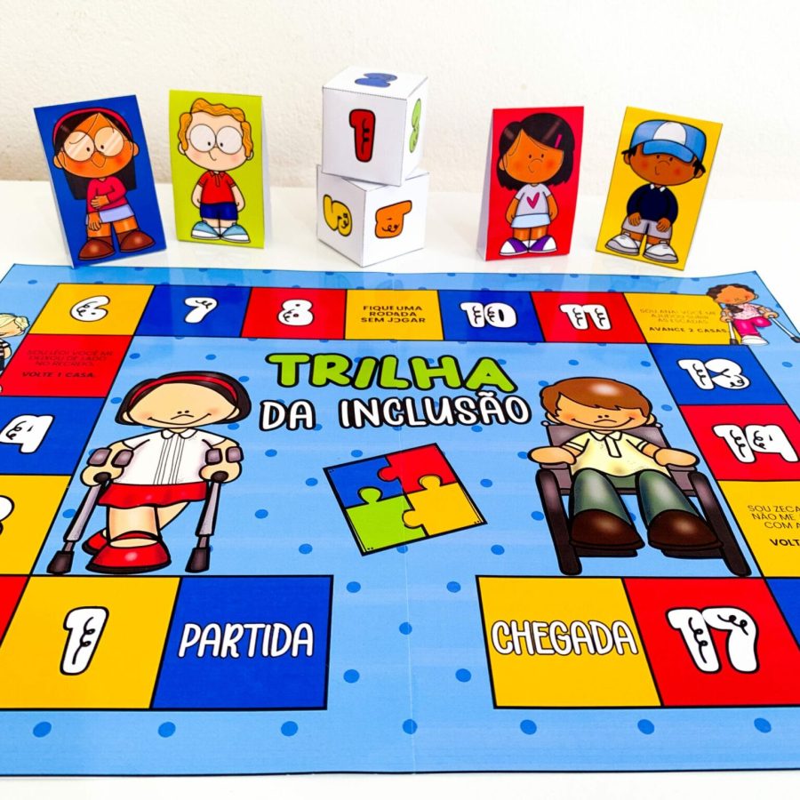 Jogo Trilha da Inclusão - Inclusão e Diversidade - Pedagogia de Ideias Jogo Trilha da Inclusão - Inclusão e Diversidade