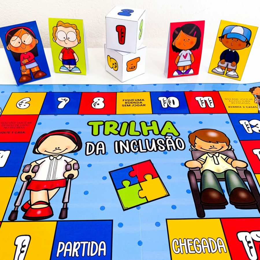 Jogo Trilha da Inclusão - Inclusão e Diversidade - Pedagogia de Ideias Jogo Trilha da Inclusão - Inclusão e Diversidade