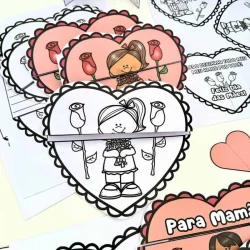 Cartões de Dia das Mães com desenhos de crianças e mensagens especiais.