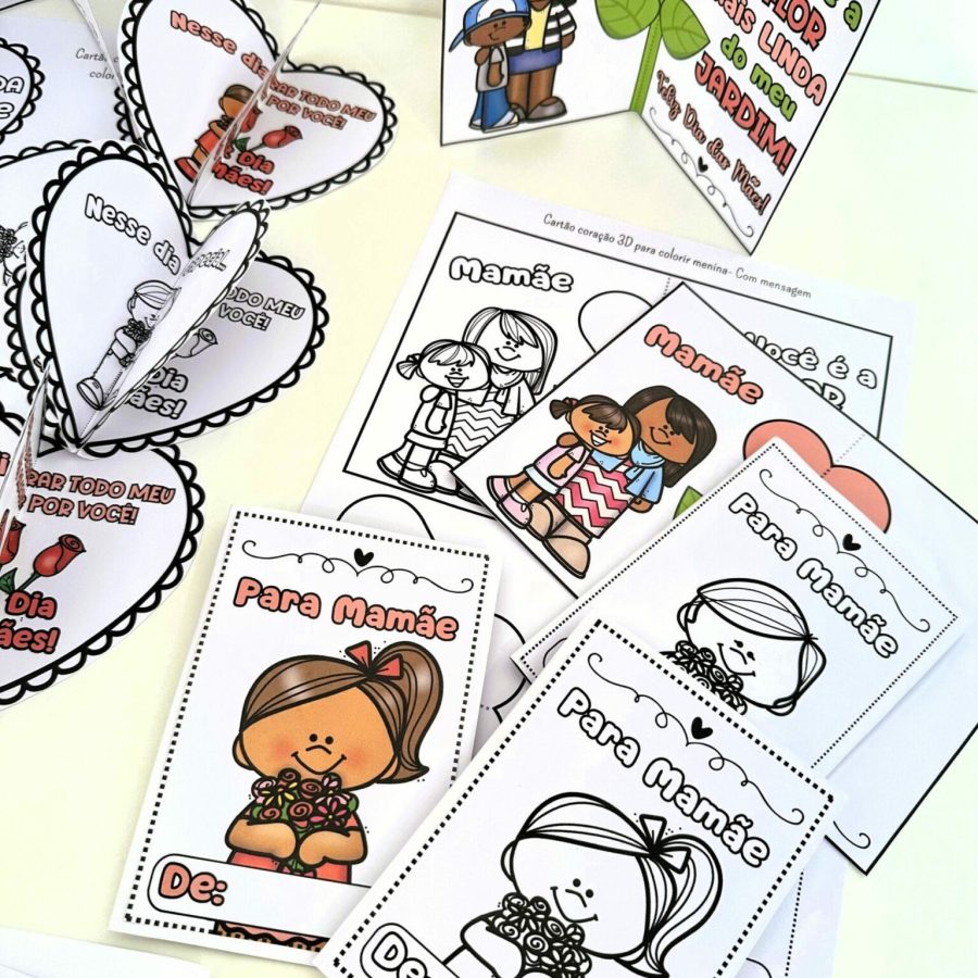 Kit - Cartões Dia das Mães - Dia das Mães - Pedagogia de Ideias Kit - Cartões Dia das Mães - Dia das Mães