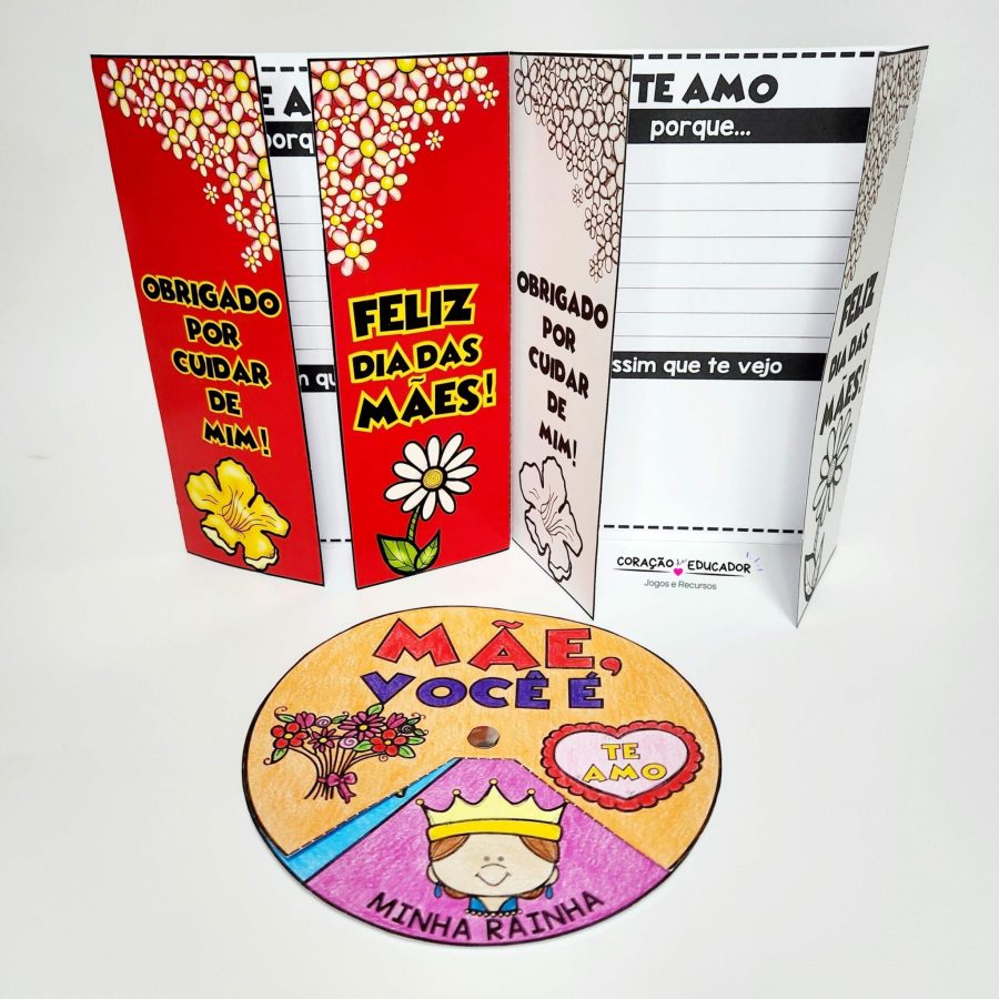 Kit Dias das Mães - De quem Cuida de Mim - Dia das Mães - Pedagogia de Ideias Kit Dias das Mães - De quem Cuida de Mim - Dia das Mães