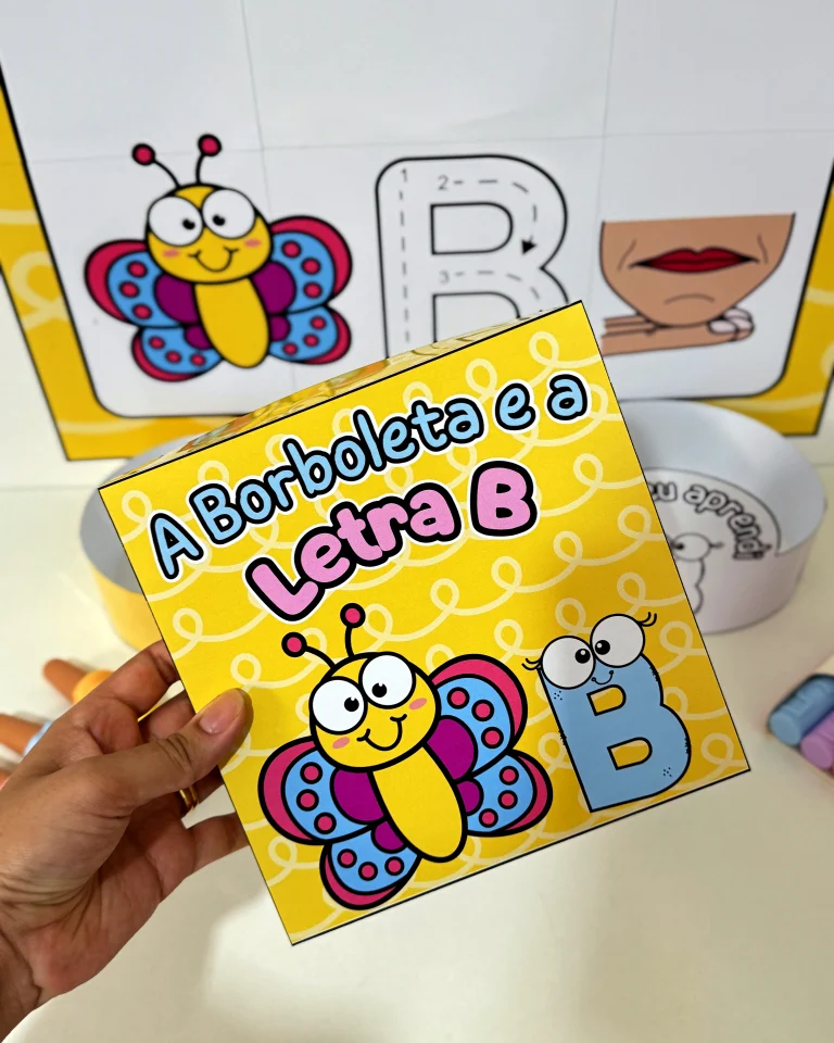 Kit História na Caixa e Cartaz Letra B — foto 3