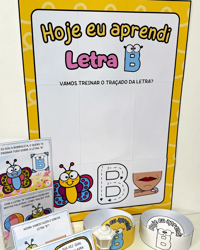 Kit História na Caixa e Cartaz Letra B — foto 8