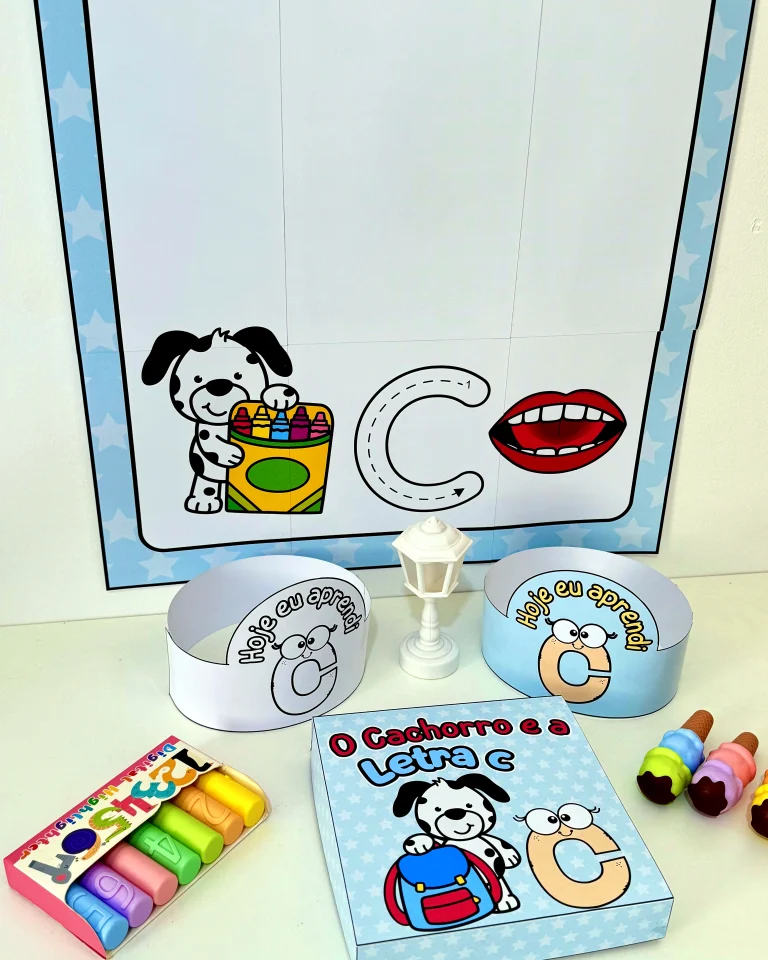 Kit História na Caixa e Cartaz Letra C — foto 3