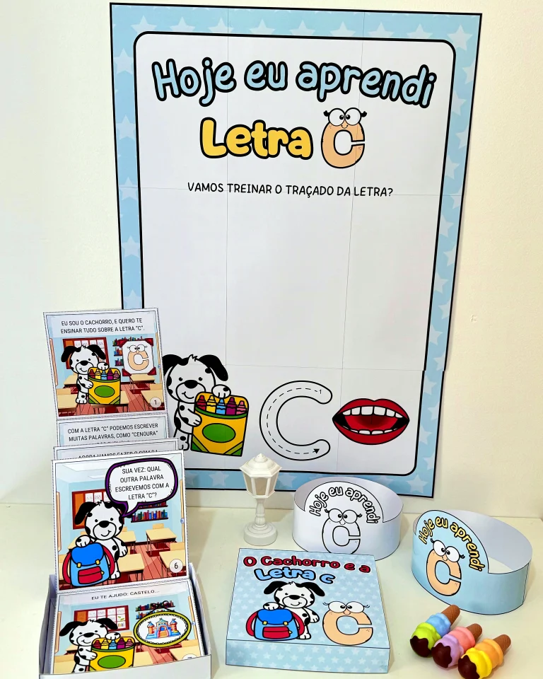 Kit História na Caixa e Cartaz Letra C — foto 5