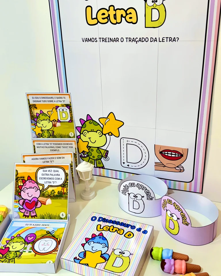 Kit História na Caixa e Cartaz Letra D — foto 7