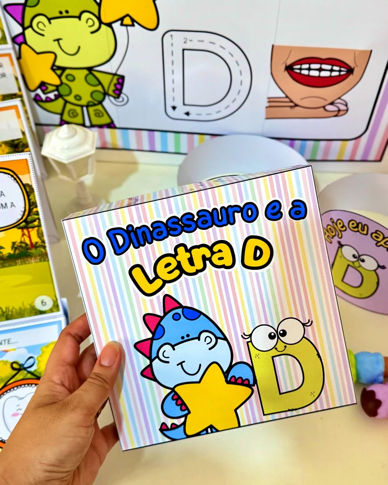 Kit História na Caixa e Cartaz Letra D — foto 9