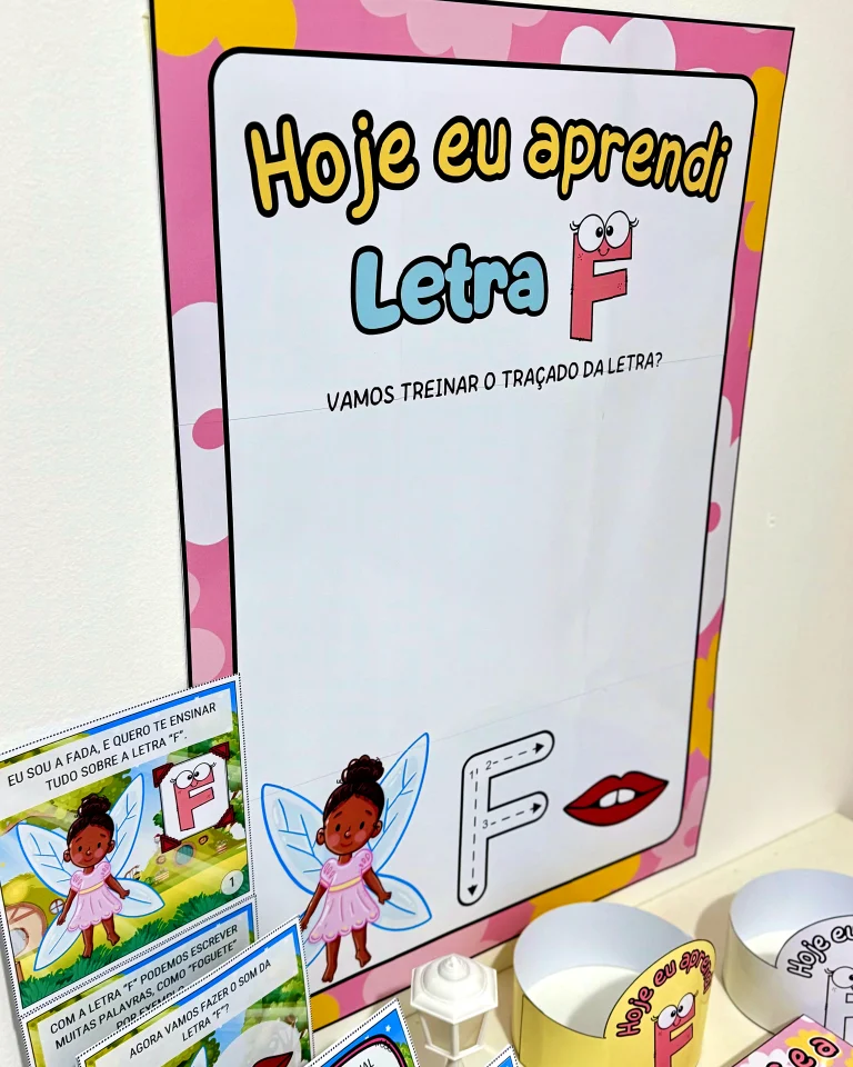 Kit História na Caixa e Cartaz Letra F — foto 8