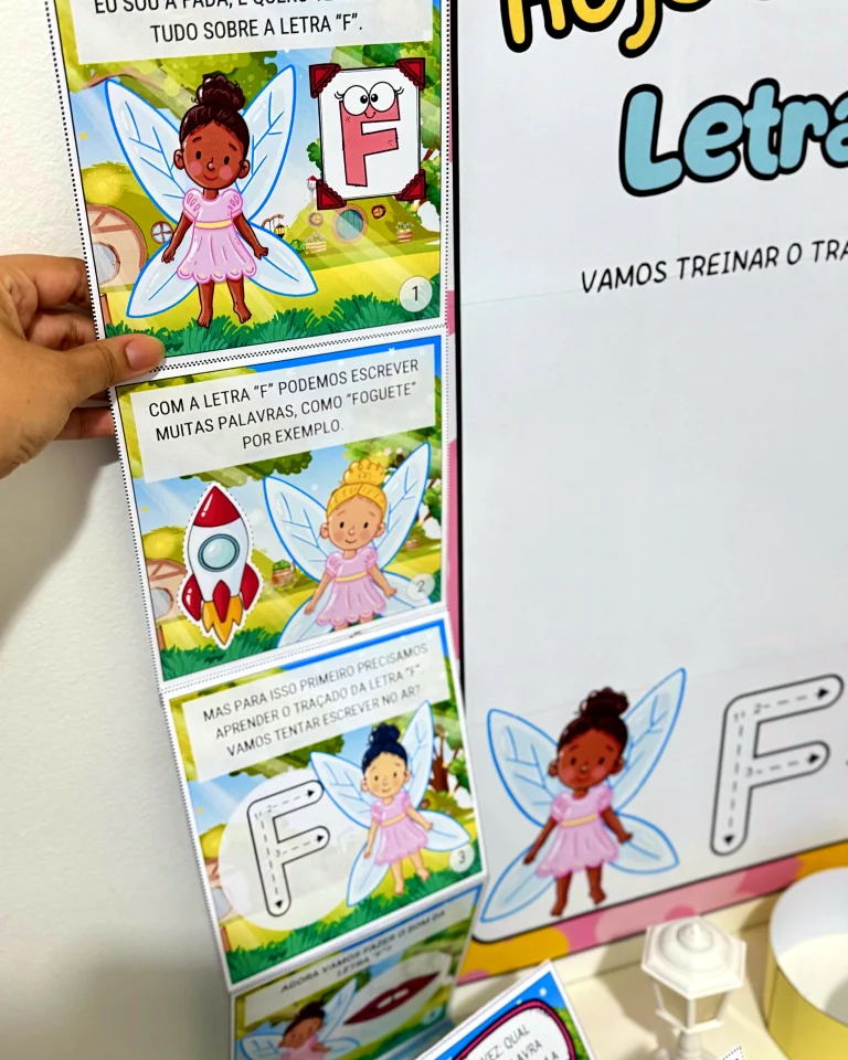 Kit História na Caixa e Cartaz Letra F — foto 9