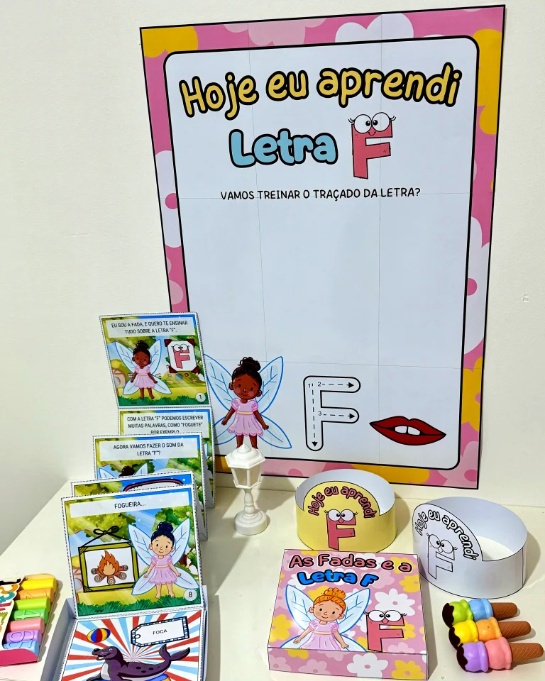 Kit História na Caixa e Cartaz Letra F — foto 11