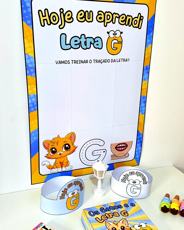 Kit História na Caixa e Cartaz Letra G — foto 2