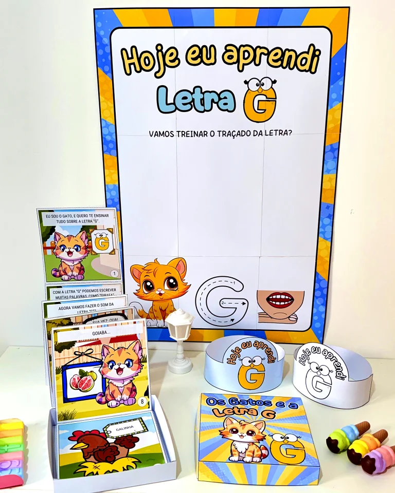 Kit História na Caixa e Cartaz Letra G — foto 3