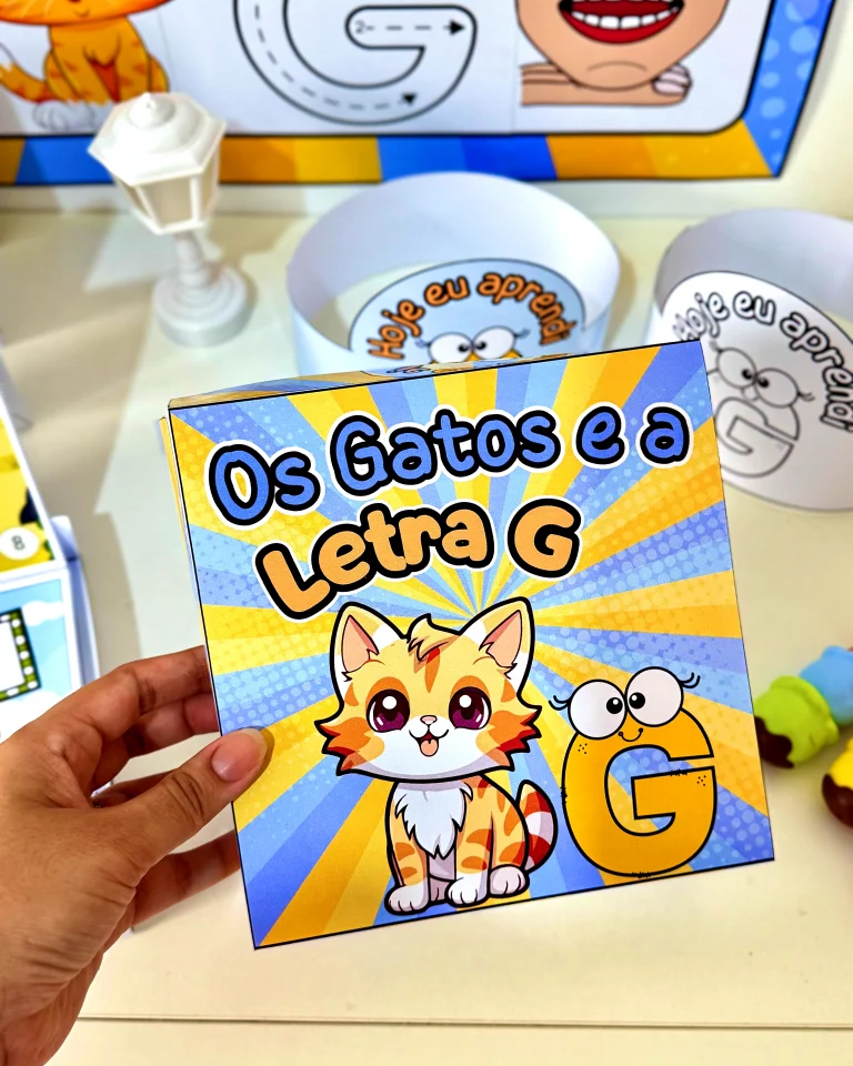 Kit História na Caixa e Cartaz Letra G — foto 9