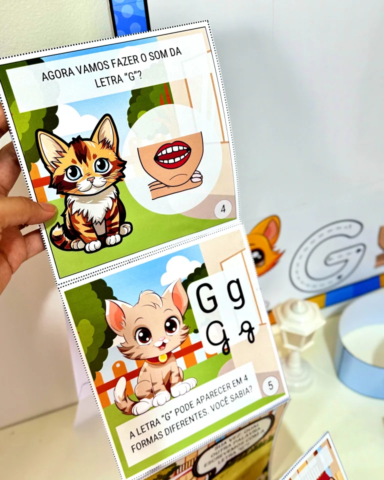 Kit História na Caixa e Cartaz Letra G — foto 11
