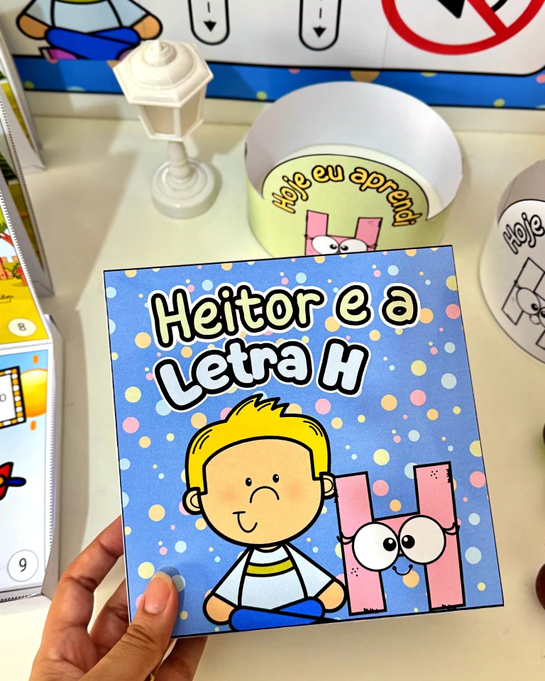 Kit História na Caixa e Cartaz Letra H — foto 10