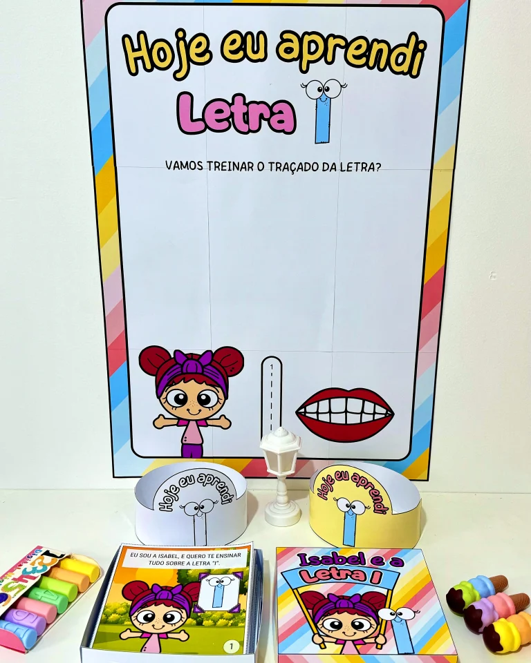 Kit História na Caixa e Cartaz Letra I — foto 2