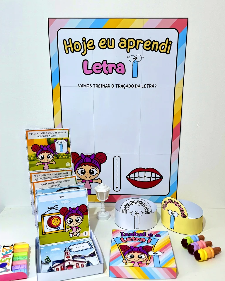 Kit História na Caixa e Cartaz Letra I — foto 4