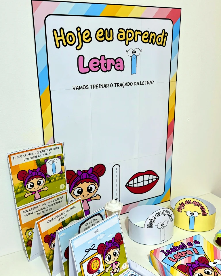 Kit História na Caixa e Cartaz Letra I — foto 7