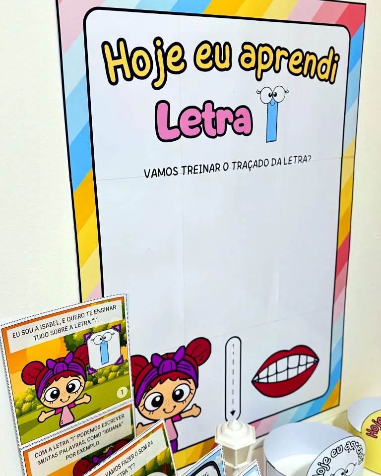 Kit História na Caixa e Cartaz Letra I — foto 12