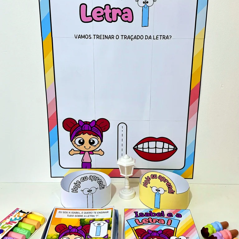 Kit História na Caixa e Cartaz Letra I — foto 1