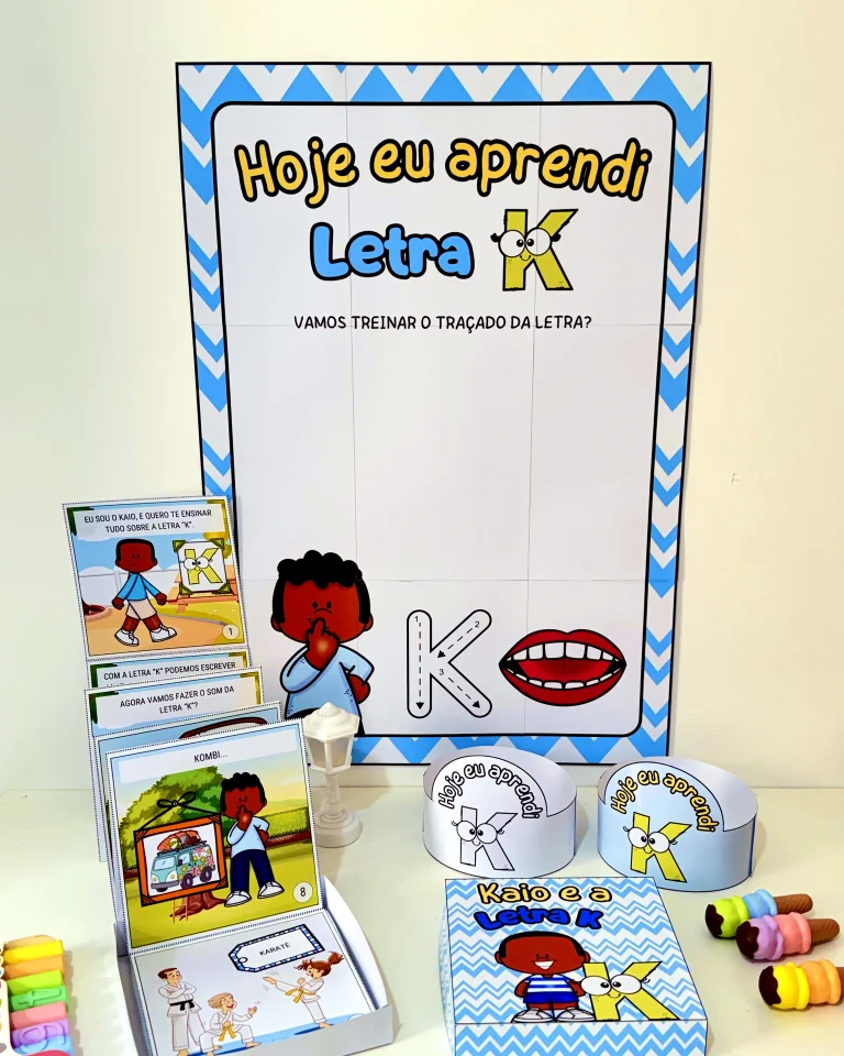 Kit História na Caixa e Cartaz Letra K — foto 2