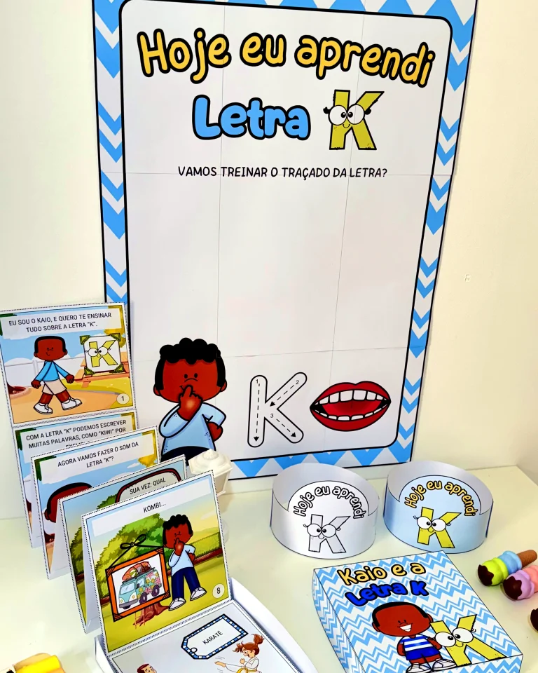 Kit História na Caixa e Cartaz Letra K — foto 3
