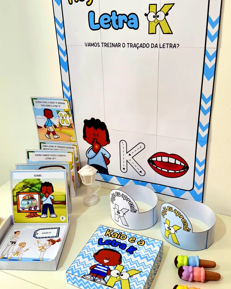 Kit História na Caixa e Cartaz Letra K — foto 5