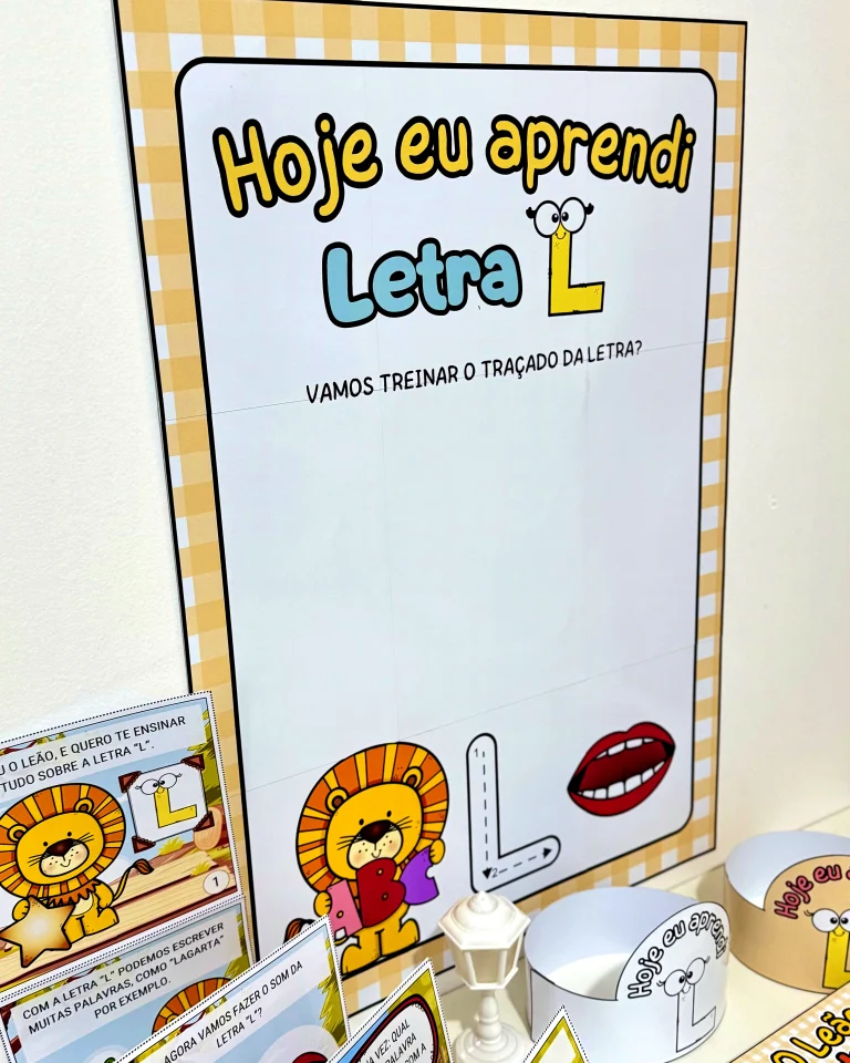 Kit História na Caixa e Cartaz Letra L — foto 10