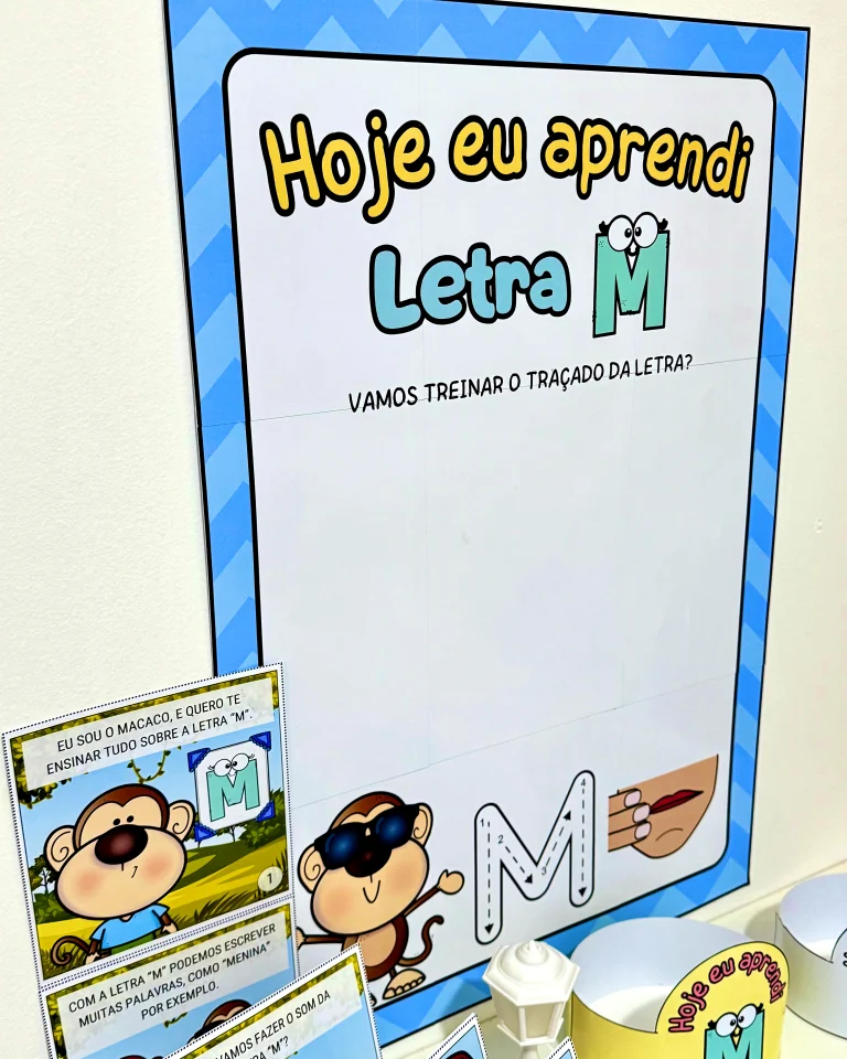 Kit História na Caixa e Cartaz Letra M — foto 10