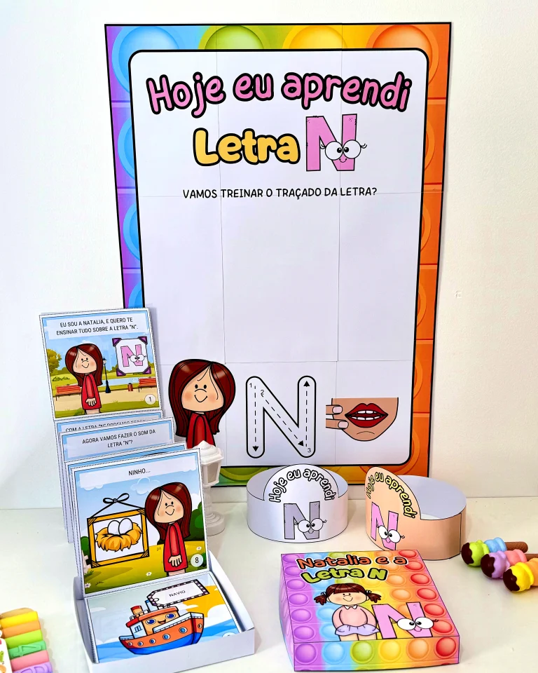 Kit História na Caixa e Cartaz Letra N — foto 3