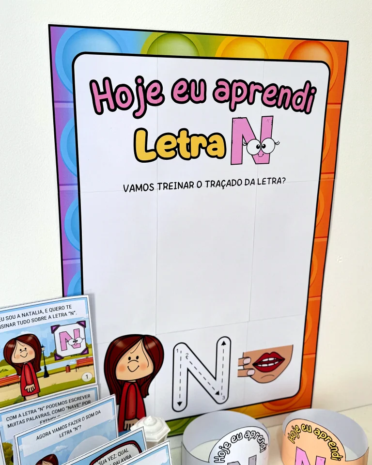 Kit História na Caixa e Cartaz Letra N — foto 5