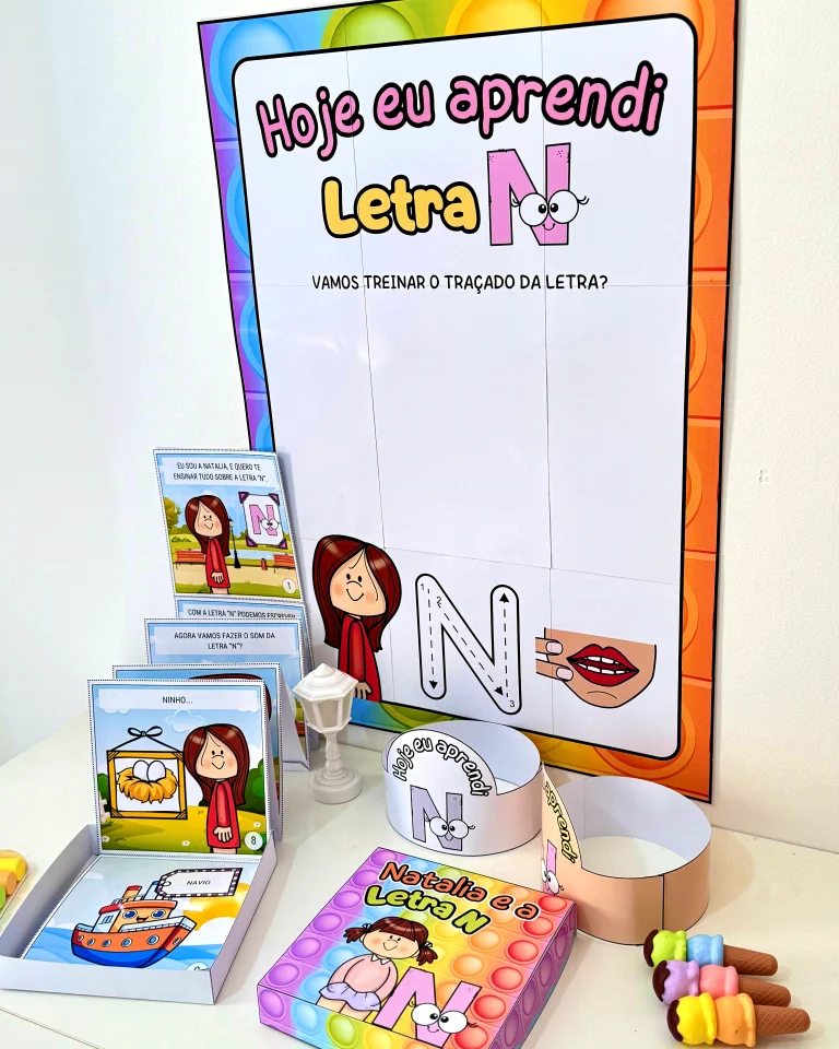 Kit História na Caixa e Cartaz Letra N — foto 8
