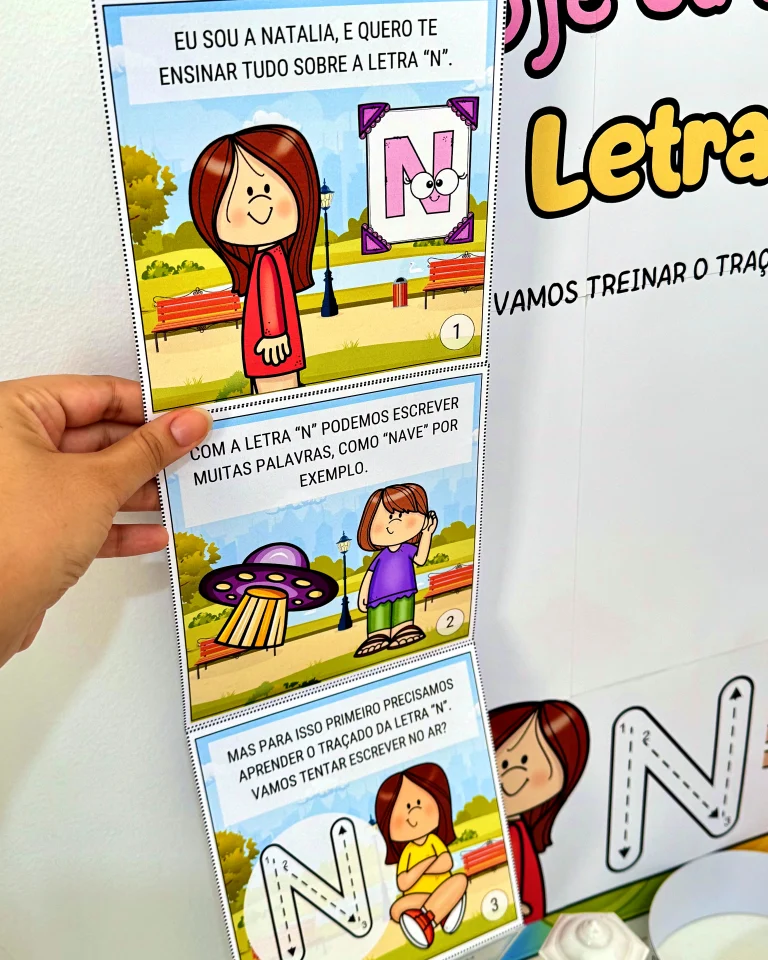 Kit História na Caixa e Cartaz Letra N — foto 10