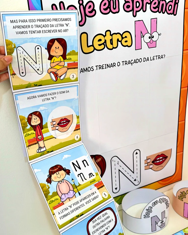 Kit História na Caixa e Cartaz Letra N — foto 11