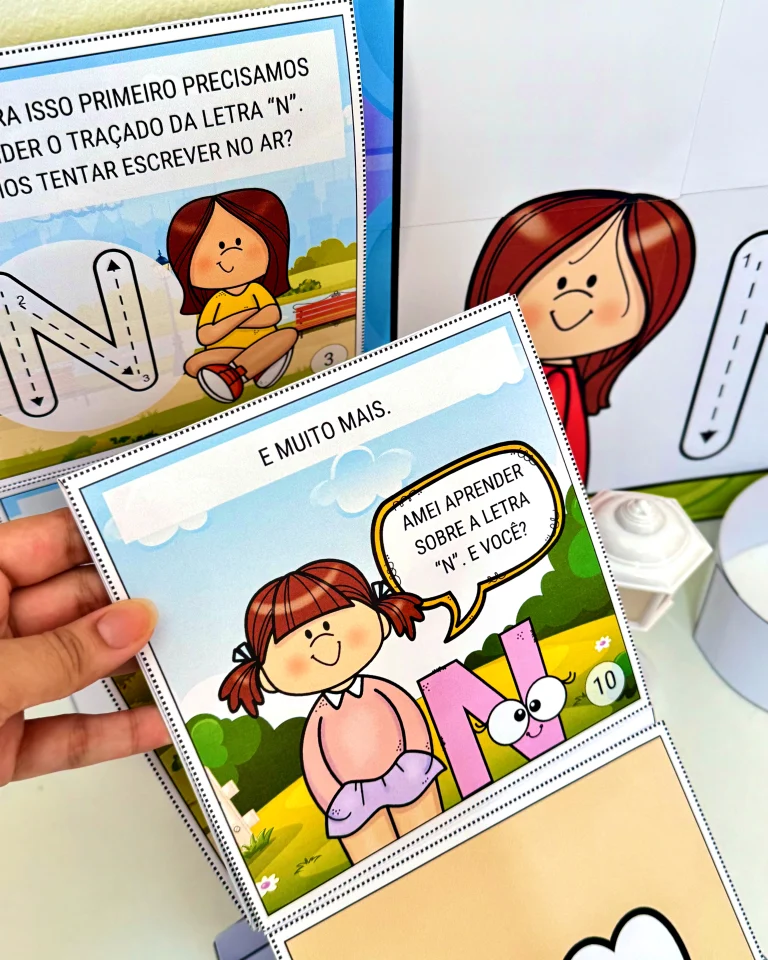 Kit História na Caixa e Cartaz Letra N — foto 12