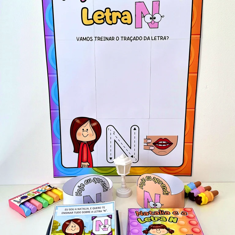 Kit História na Caixa e Cartaz Letra N — foto 1