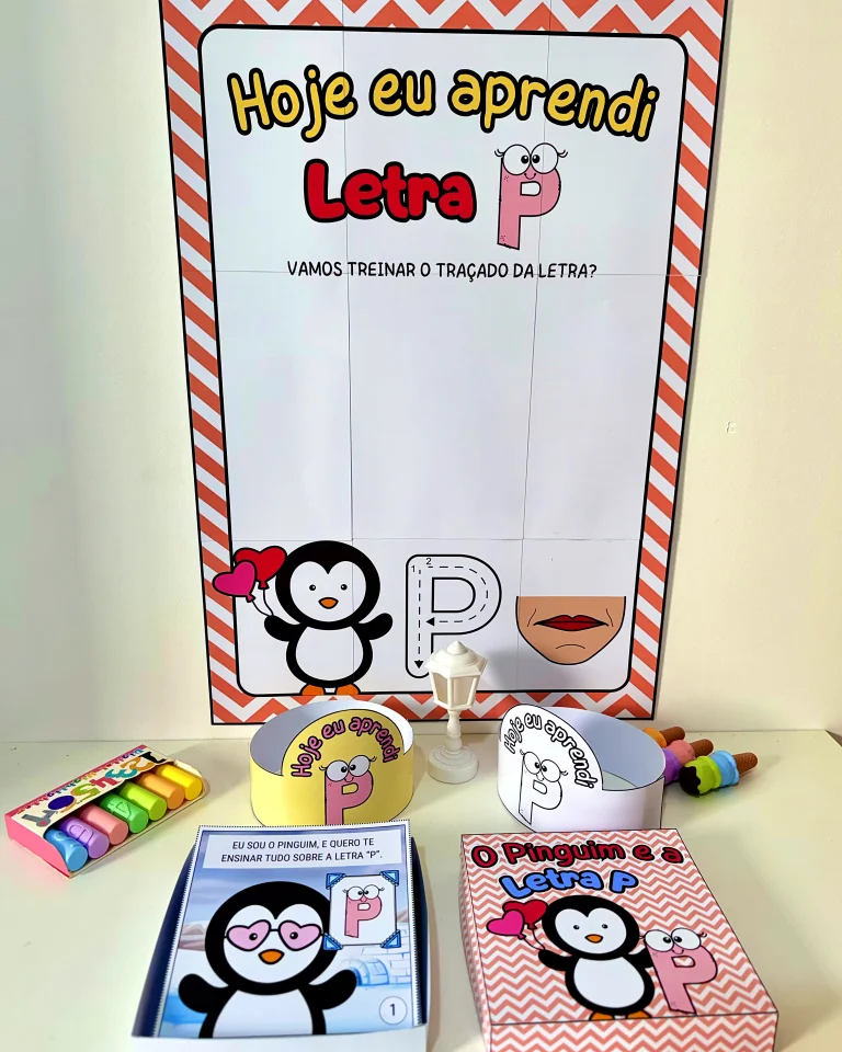Kit História na Caixa e Cartaz Letra P — foto 2