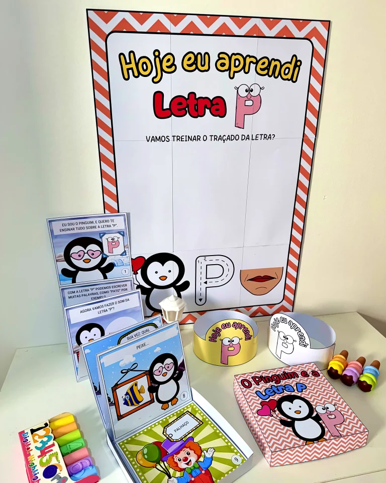 Kit História na Caixa e Cartaz Letra P — foto 5