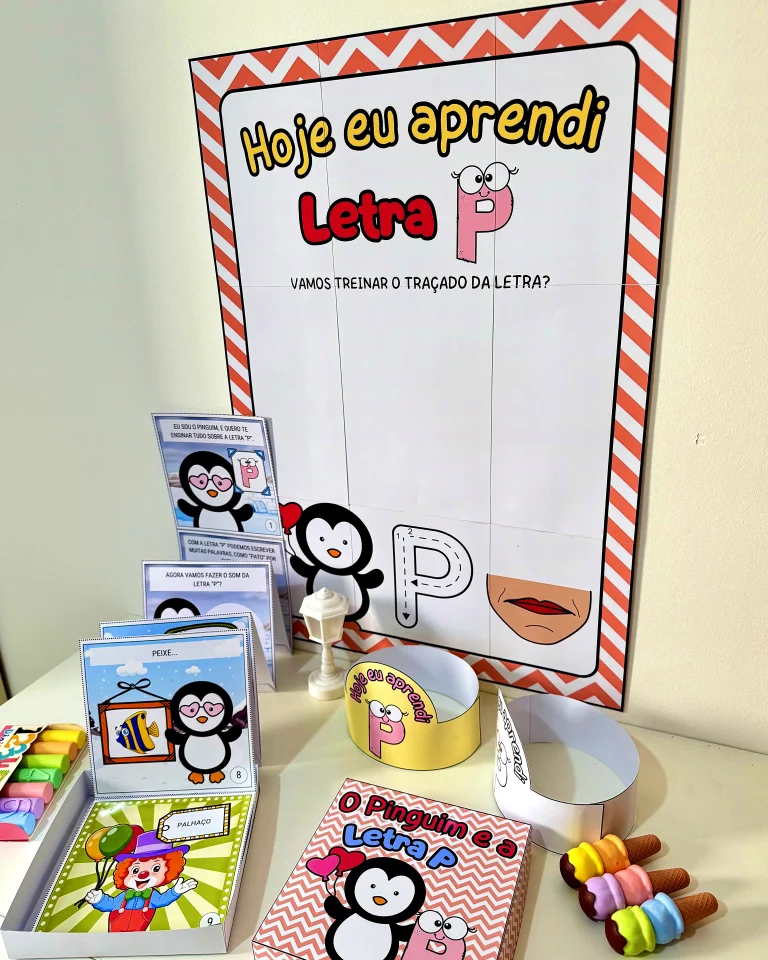 Kit História na Caixa e Cartaz Letra P — foto 6