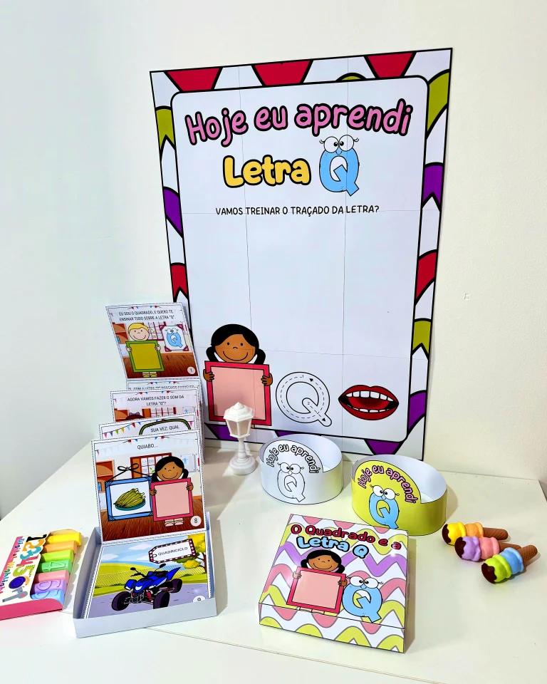 Kit História na Caixa e Cartaz Letra Q — foto 5