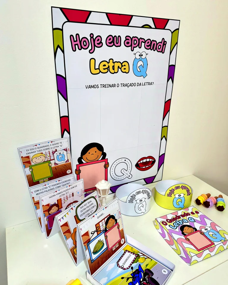 Kit História na Caixa e Cartaz Letra Q — foto 6