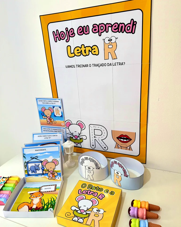Kit História na Caixa e Cartaz Letra R — foto 6